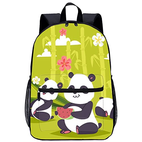 Mochila de panda infantil y juvenil casual de 45x30x15cm