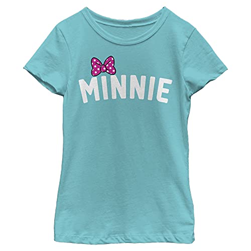 T-shirt Mickey Minnie fille anti-irritation en coton souple motif classique