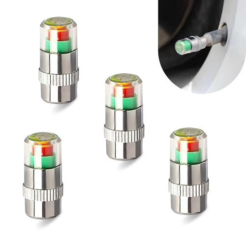 DACIRTY 4 PCS Tire Pressure Monitor Valve Cover Kit, 2.4