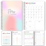 Planificador de fitness y entrenamiento de 3 meses para mujer, diario de gimnasio, rastreador de pérdida de peso, planificador de comidas, rastreador de hábitos de cuidado personal, diario de