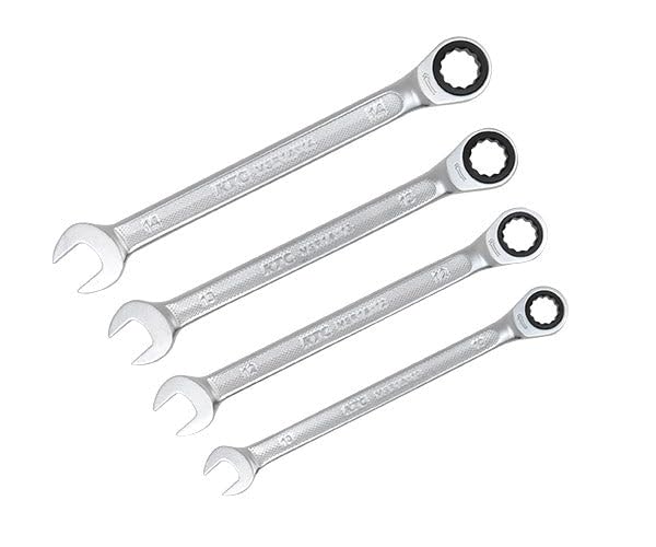 KTC Ratchet Combination Wrench Set, 4-Piece