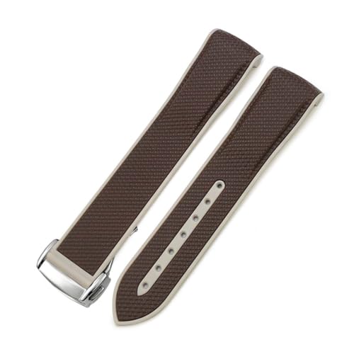 Correa compatible con Omega Seamaster 300 silicona colorida de 20mm 5