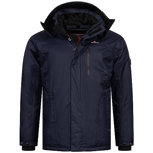 Höhenhorn Starsgard - Giacca invernale da uomo, impermeabile, traspirante, Blu scuro, XXXL