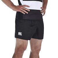 Canterbury Men's Professional Polyester Short, Black, 4XL