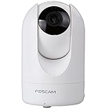 Foscam Super HD 2K (4MP) WiFi Video Security IP Camera, Pan/Tilt/Zoom, Night Vision, Two-Way Audio, Sound & Motion Detection, Free Image/Video Cloud Storage Service Available, R4 White