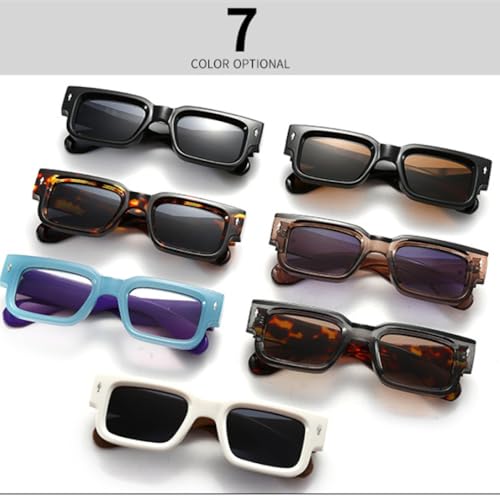 Vintage Small Sunglasses For Women Men Fashion Retro Thick Edge Frame Luxury Male Sun Glasses Shades UV400 Eyeglasses3