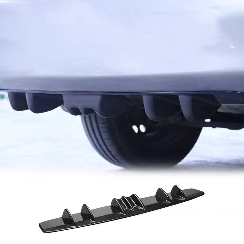 Woniyal Aileron de Pare-Chocs Arrière pour Nissan Micra 2003-2023 2024 2025, Diffuseur de Lèvre de Pare Chocs Arrière de Voiture,Black