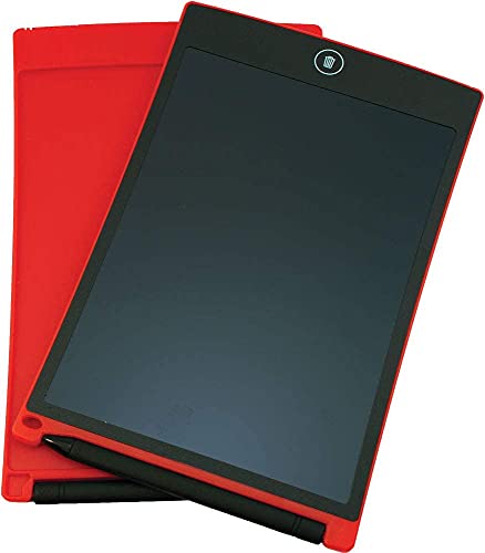 Image of Syga LCD Writing Tablet 8.5inch Colorful Doodle & Scribbler Boards, Lightly Learning Toys Drawing Pads for for Kids and Adults at Home,School or Travel (Red)