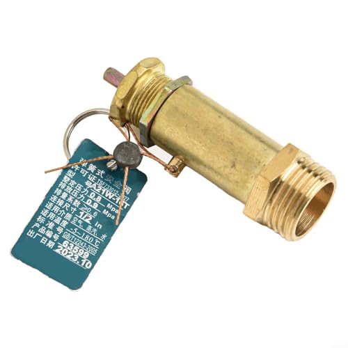 Latón 12 para la válvula de seguridad roscada BSP del compresor de aire con la presión nominal 8KG16KG para los sistemas industriales del aire (1/2 (8KG))