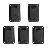 5pcs Power Tool Battery Mount Holder For DeWalt DCB 18V/20V & Milwaukee M18 18V