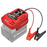 Car Jump Starter Adapter for Milwaukee M18 18V Batteries, Portable Car Battery Charger Jump Starter with 12V Jumper Cable Clamps (Not Included Battery)