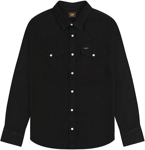 Camiseta Occidental Regular, Negro, XXS