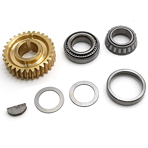 EATAKWARD Tine Shaft Worm Gear Kit Replacement for MTD Troy-Bilt