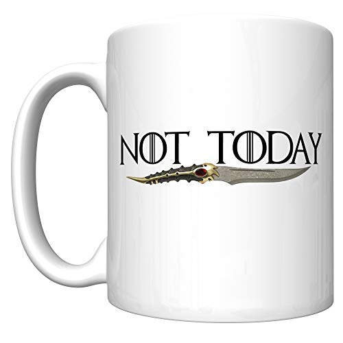 CJ Artisans Not Today With The Catspaw Dagger (Arya Stark, Game of Thrones) [H] Coffee Mug
