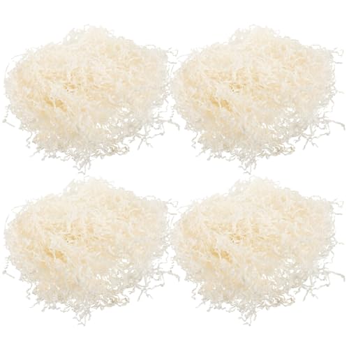 Papier déchiqueté blanc SOIMISS pour emballage présent et coffrets cadeaux de fête