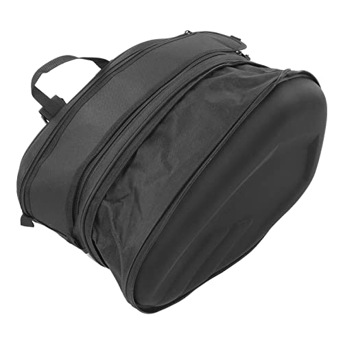 Sac de selle de moto grande capacité étanche noir 18,5 x 11,6 x 9 pouces bagage voyage
