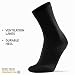 Calcetines de Lana Merino 3 Pares (Negro, EU 43-47)