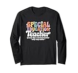 Photo Gallery retro groovy insegnante di educazione speciale ritorno a scuola maglia a manica Photo Gallery retro groovy insegnante di educazione speciale ritorno a scuola maglia a manica