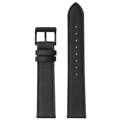 Bracelet de montre fermeture rapide en cuir véritable anti irritation