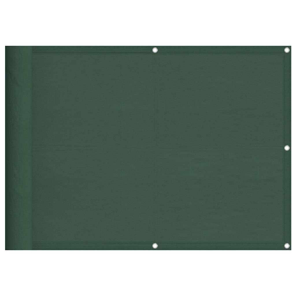 Frangivista da Balcone, Poliestere Oxford, Verde Scuro, 75 x 800 cm