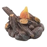 cheminee carton déco de noel Décoration d'aménagement paysager micro-paysage : avec sa construction robuste, le modèle de micro feu de camp est conçu pour résister aux dommages et offrir une utilisation durable, faux feu de camp en résine
