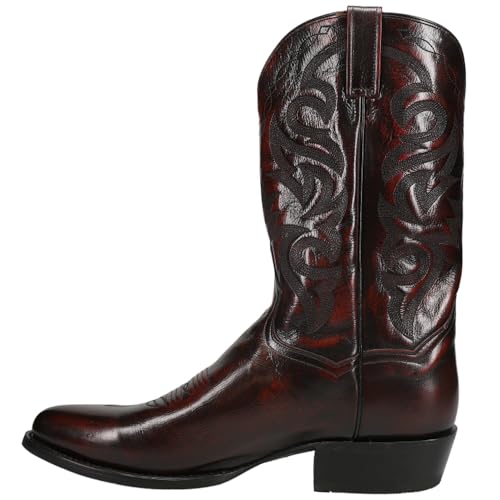 Dan Post Boots Mens Milwaukee Round Toe Western Cowboy Boots Casual Mid Calf - Brown3