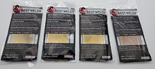 Best Welds Hardened Glass Gold Lens