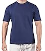 Fioboc Mens T-Shirts - Crew Neck Short Sleeve T-Shirts for Men Performance Cotton Blend Summer Casual Stylish Tee, Beige, Large #1