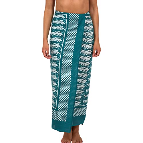 Sarong imprimé paréo plage coton Pachamama femme jupe wrap 180x110