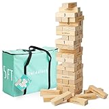 Installation, transport et stockage faciles : Plus besoin de s'inquiéter de perdre ou d'égarer les blocs. Notre jeu d'extérieur Team Tumble Tower est livré avec un sac de rangement protecteur, ce qui permet de garder toutes les briques organisées et au même endroit. Le sac contient également un guide d'entretien et des instructions de jeu pour que vous puissiez profiter au maximum de votre jeu.