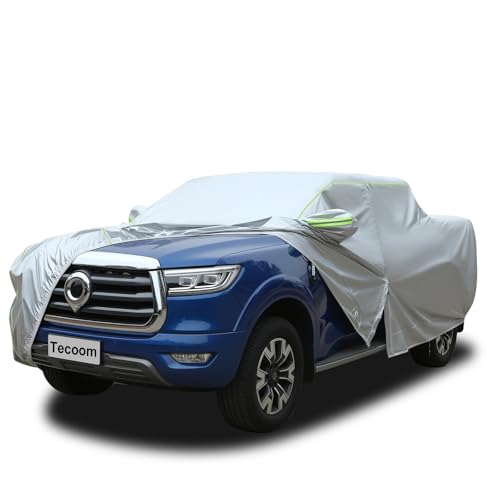 Image of Tecoom Light Shell Truck Car Cover Waterproof All Weather, Fits Up to 233 inch