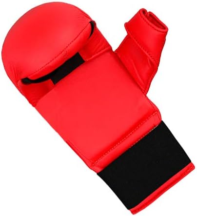 Miniatura 3 de Guantes profesionales de entrenamiento de karate  Guantes de karate con elástico para el pulgarcierre de gancho y bucle  Tamaño premium