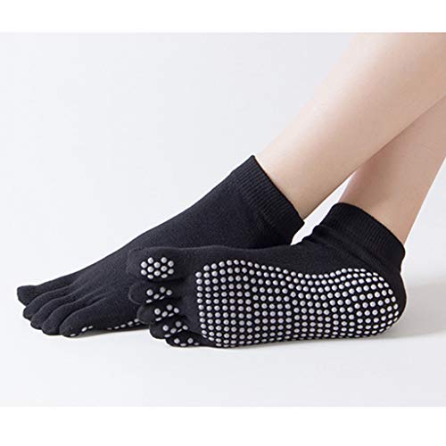 NN Calcetines De Yoga, Profesional Antideslizante Femenina Yoga Calcetines Deportivos De Fitness De Baile Calcetines Pilates, Disponibles En Todas Las Estaciones (un Par) (Color : C)