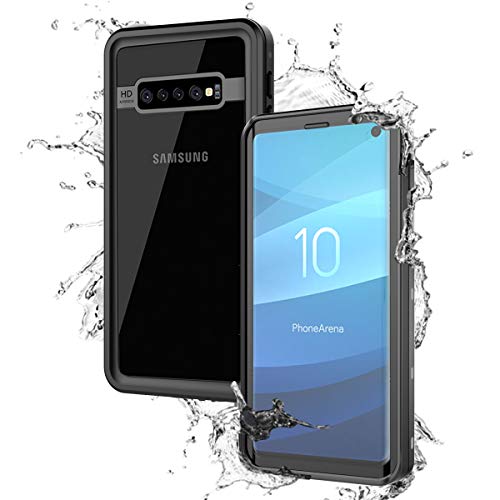 LifeePro Funda Impermeable Galaxy S10 Plus, Outdoor Ultra Fina IP68 Waterproof Cover a Prueba de choques a Prueba de Polvo Anti-rasguños Impermeable Carcasa con Protector de Pantalla Submarino Caso