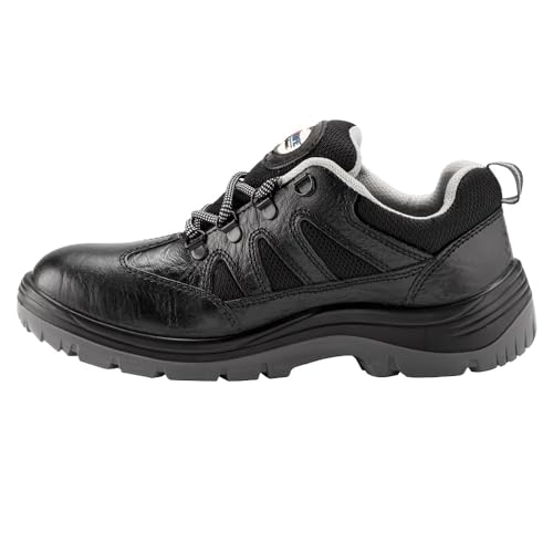 Image of NEOSAFE CYLO A1078, Leather Safety Shoes in Sports Look, Breathable and Lightweight, Black