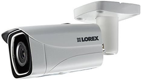 Latura view of Lorex LNB8005 4K UHD IP Bullet Security Camera