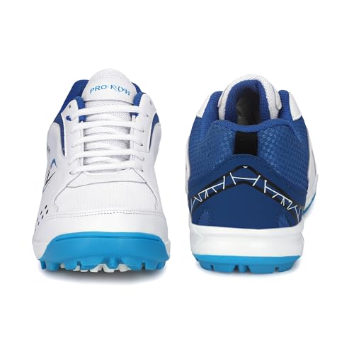 Image of PRO KVH Plus Cricket Shoes for Men|Lightweight & Durable All-Round Performance Cricket Shoes|PVC Studs Spikes Sports Shoe for Unisex