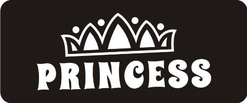 3 - Princess 1 1/4" x 3" Hard Hat Biker Helmet Stickers Bs466
