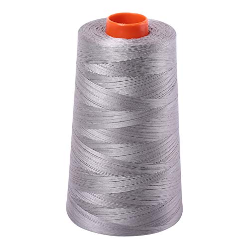 Hilo Aurifil 50wt 6542 yd Acero Inoxidable miniatura 1
