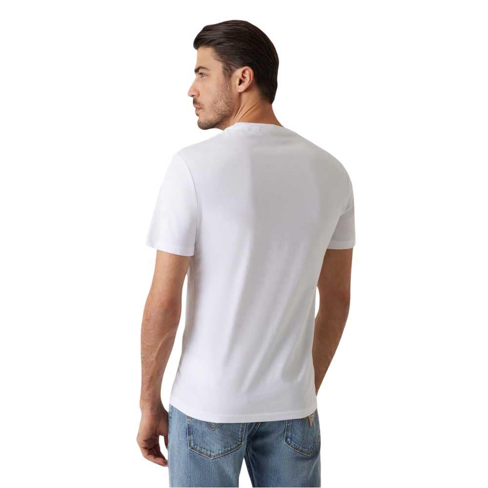 GUESS T-Shirt Manica Corta Triangle M5GI06I3Z14 Bianco L