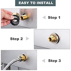 Pet Grooming Faucet, Wall Mount 8" Centers Mixing Faucet, Brass Pet Grooming Unit with Aluminum Spray Valve, Coiled Hose, Vacuum Breaker, Lever Handles for Shower Bathroom Garden Outdoors Sink Pet Grooming Faucet, Wall Mount 8″ Centers Mixing Faucet, Brass Pet Grooming Unit with Aluminum Spray Valve, Coiled Hose, Vacuum Breaker, Lever Handles for Shower Bathroom Garden Outdoors Sink
