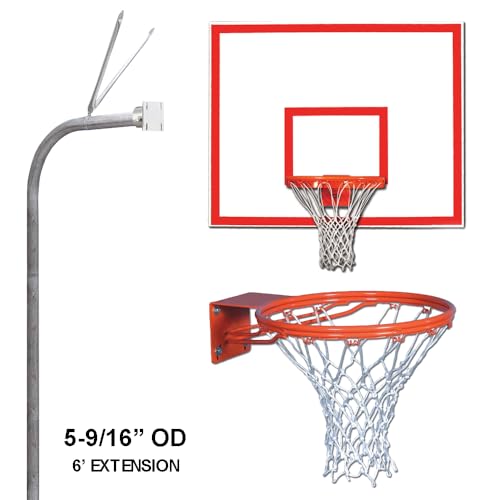 Generic Douglas Gooseneck 5-9/16 Rectangular Steel Basketball System