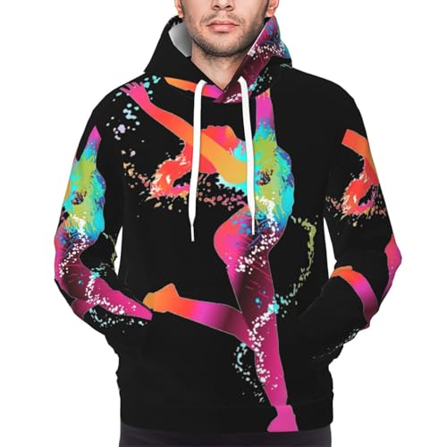 Pull à capuche athlétique homme chaud tailles S à 4X coupe ample - 4
