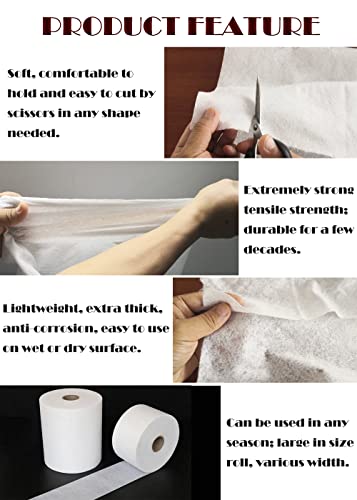 Image of LLPT Waterproofing Membrane Fiberglass Fabric Tape, 3 Feet 3 Inch x 66 Feet