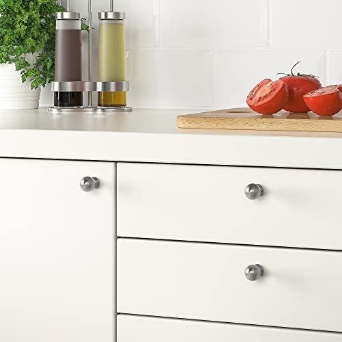 Bouton BAGGANÄS en acier inoxydable résistant pour placard de cuisine