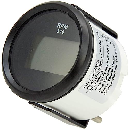 2X Tachymètre Numérique pour Bateaux LED Écran Digital - 3
