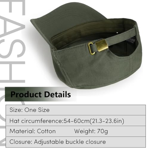 Image of Unisex Basic Cadet Army Caps Everyday Military Style Hat