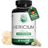 Green Naturals® Lions Mane – 2100 mg Hericium Erinaceus – 180 Kapseln
