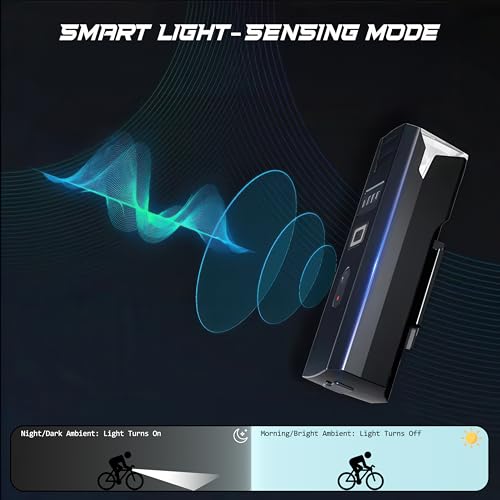 BYKING Bike Lights PRO Front And Rear, TYPE-C LED Bicycle Light Set For Cycling, Bright and Durable, 4/6 Light Modes and USB-C Rechargeable, For Helmet, E-bike, Mtb, Scooter, Mountain and Kids Bike... - Image 6
