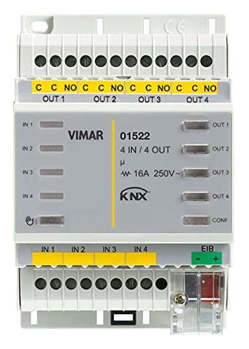  Vimar domotica knx - Dispositivo 4 ingresso/4 uscite knx